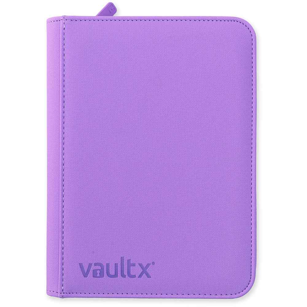 VaultX - 4-Pocket Exo-Tec® Zip Binder - Just Purple