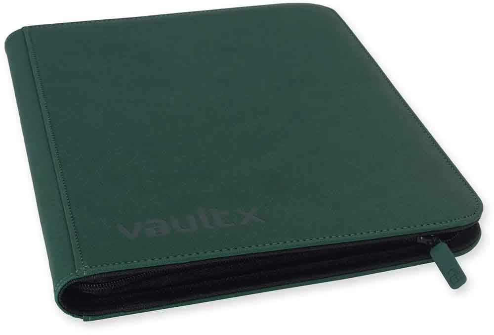 VaultX - 9-Pocket Exo-Tec® Zip Binder - Forest Green