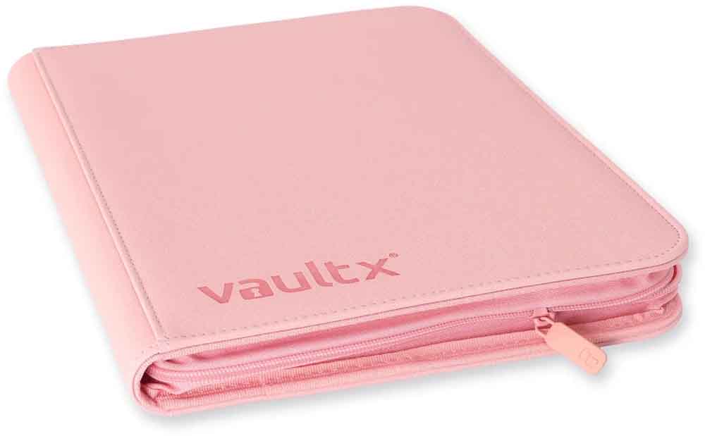 VaultX - 9-Pocket Exo-Tec® Zip Binder - Just Pink