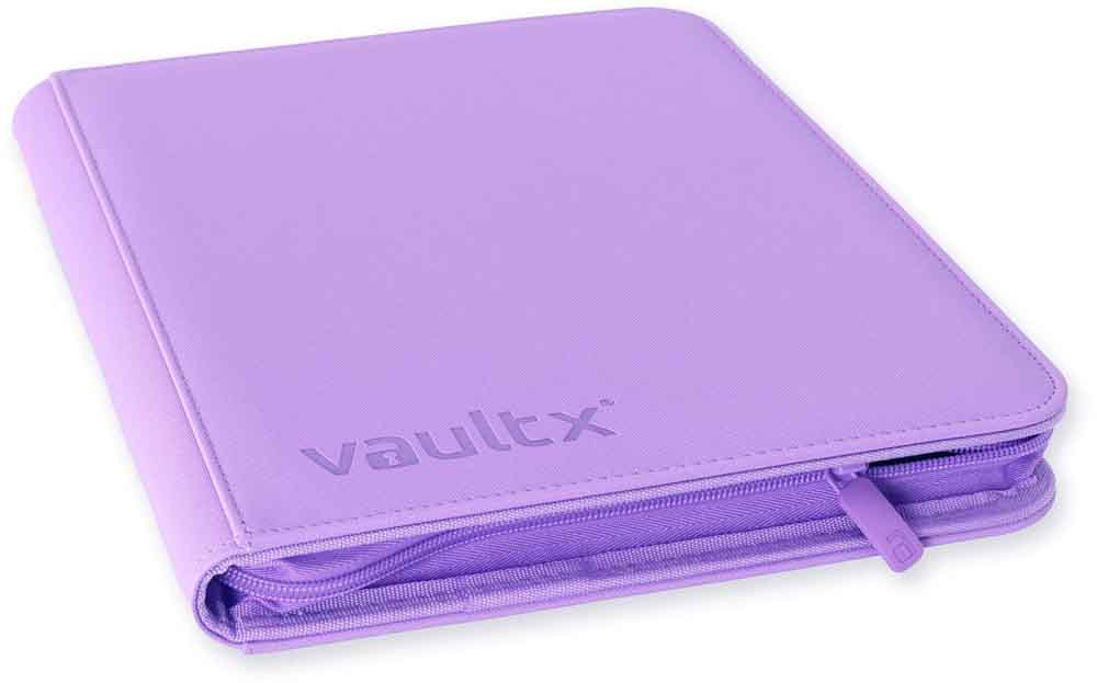 VaultX - 9-Pocket Exo-Tec® Zip Binder - Just Purple