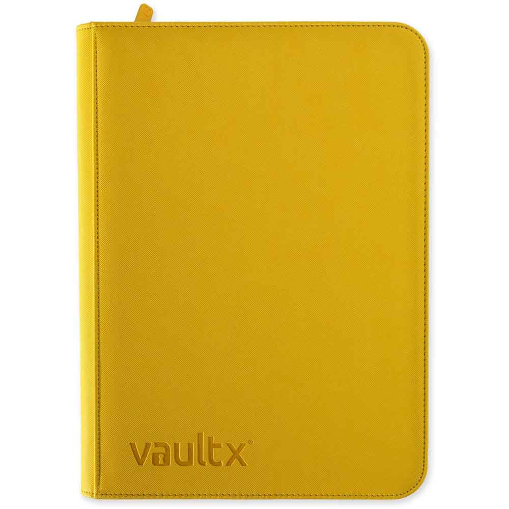 VaultX - 9-Pocket Exo-Tec® Zip Binder - Sunrise Yellow