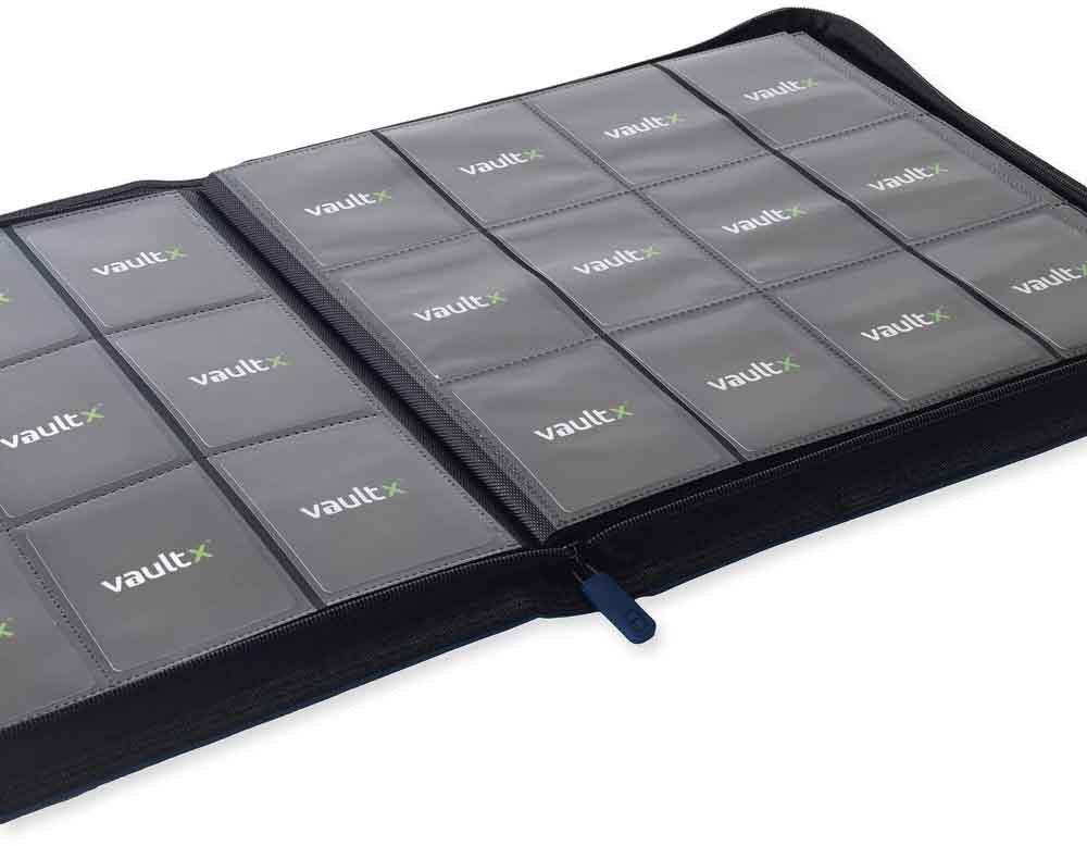 VaultX - 12-Pocket Exo-Tec® Zip Binder - Royal Blue
