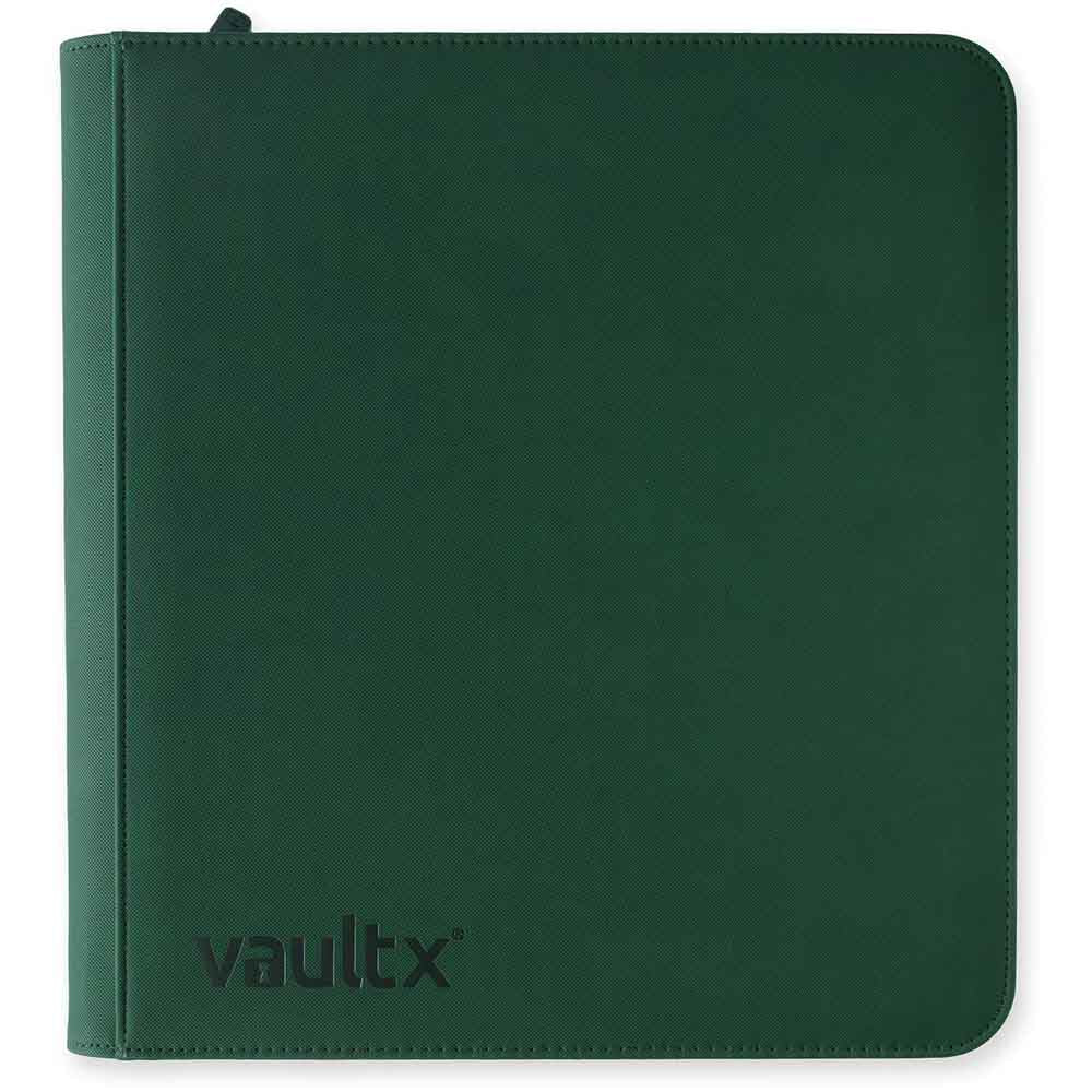 VaultX - 12-Pocket Exo-Tec® Zip Binder - Forest Green