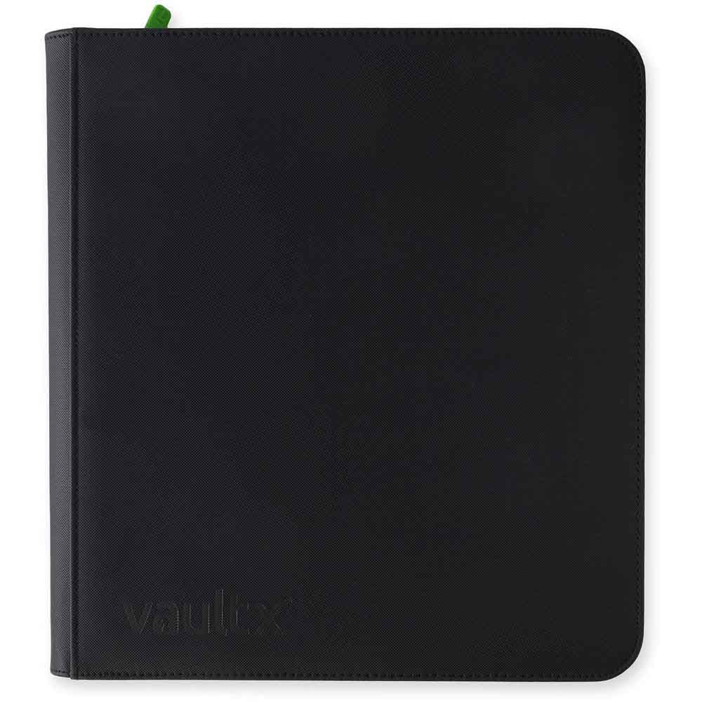 VaultX - Zip Binder XL – 12-Pocket - Signature Black