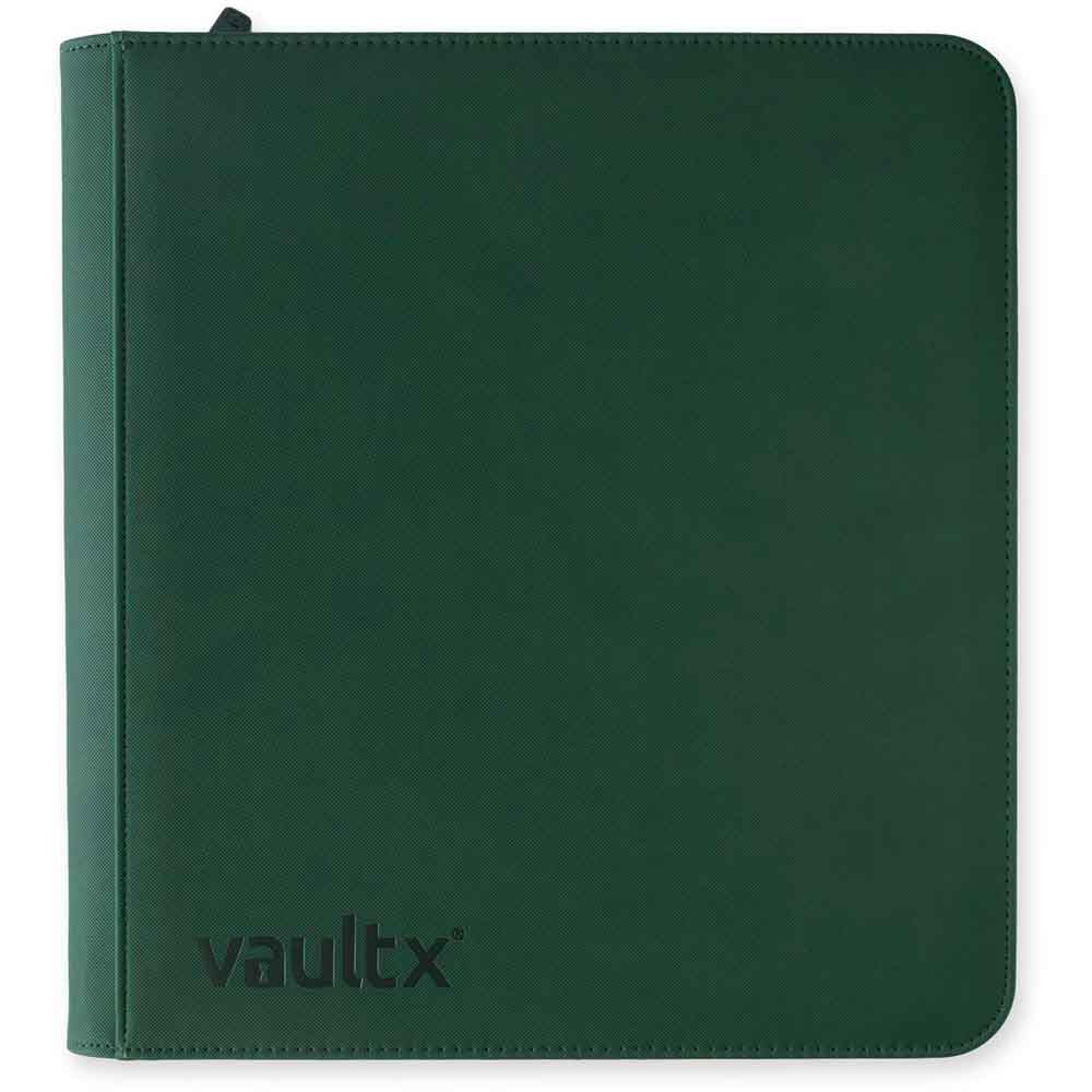VaultX - Zip Binder XL – 12-Pocket - Forest Green