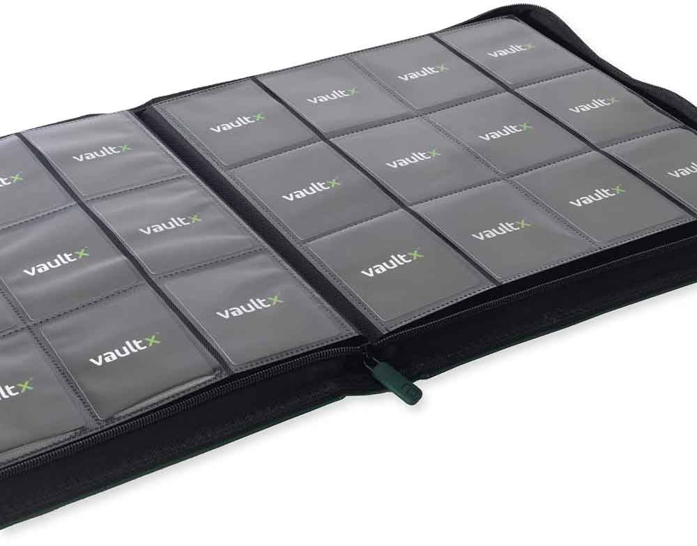 VaultX - Zip Binder XL – 12-Pocket - Forest Green