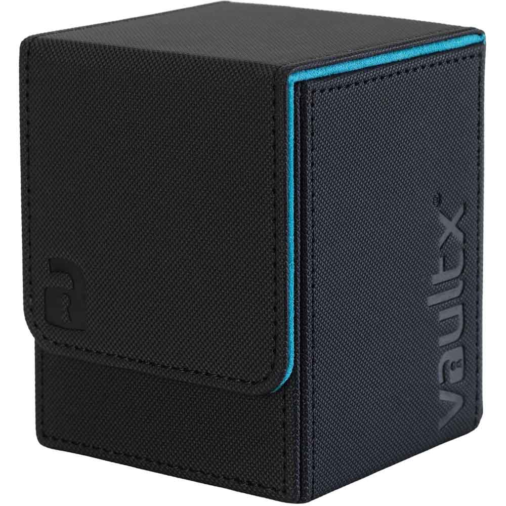 VaultX - Toploading Deck Box 80+ - Black / Electric Blue