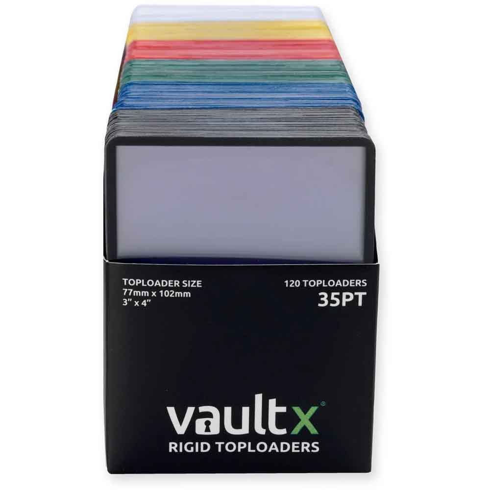 VaultX - Seamless Rigid Toploaders 35pt (Colours) - 120stk