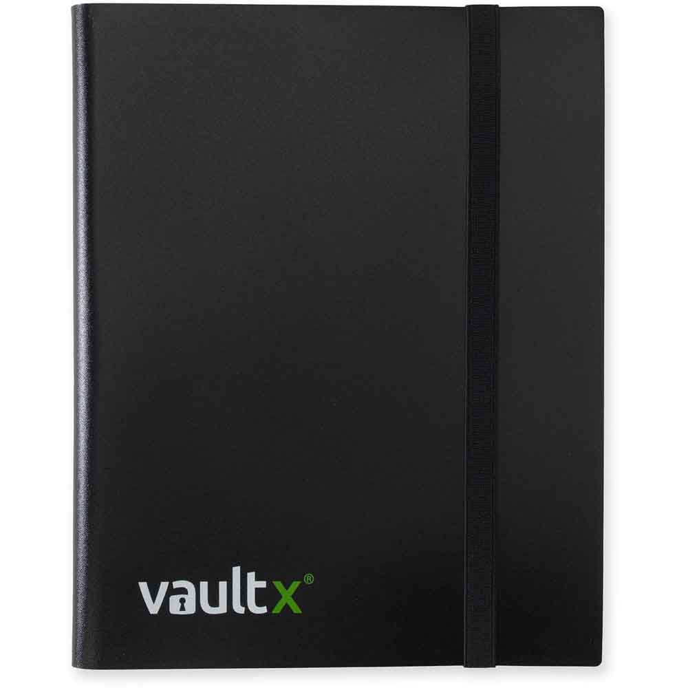 VaultX - 9-Pocket Strap Binder - Black