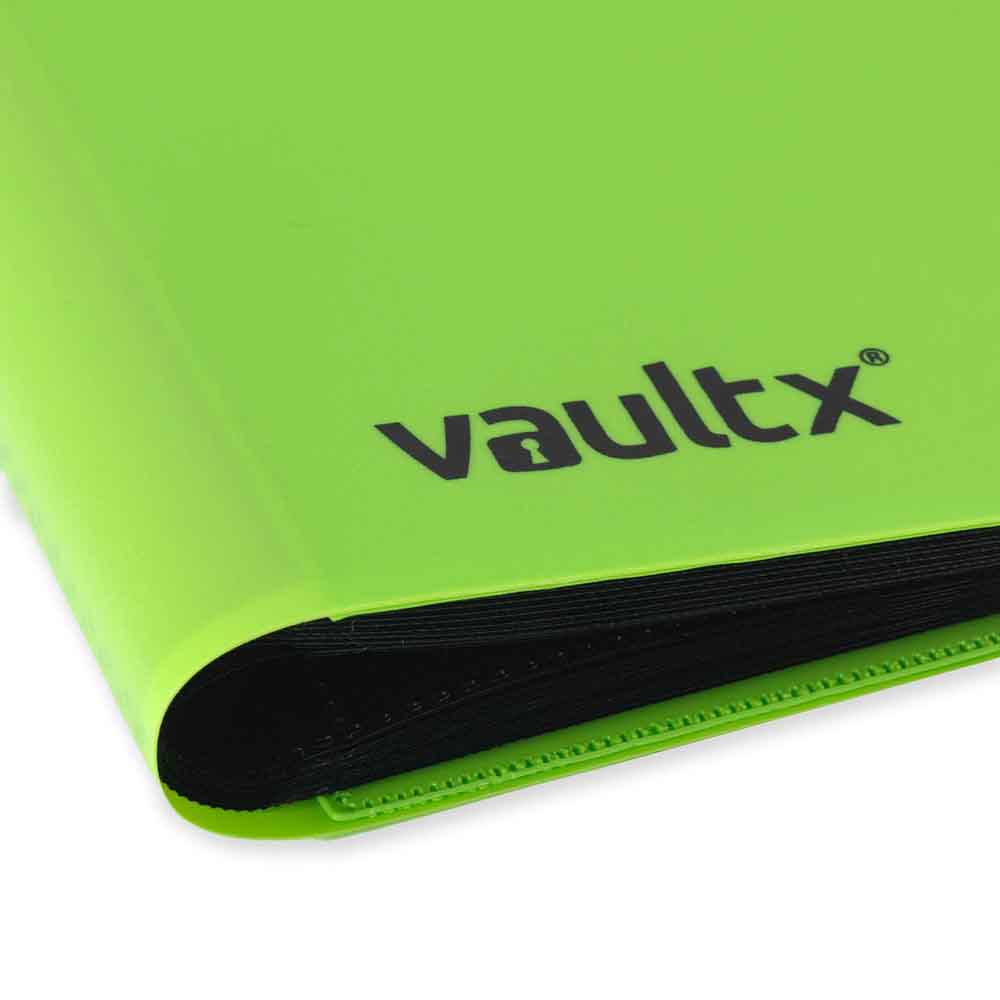 VaultX - 9-Pocket Strap Binder - Green