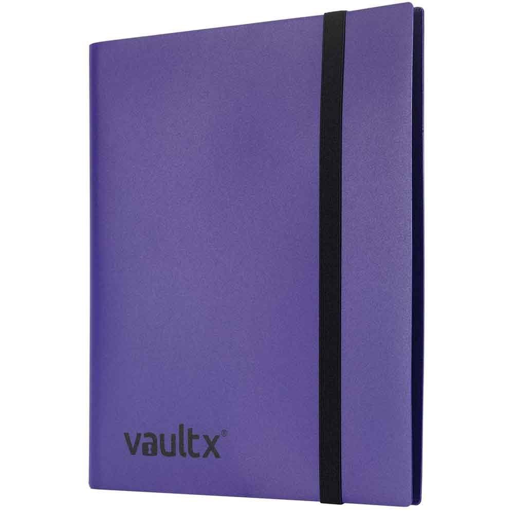 VaultX - 9-Pocket Strap Binder - Purple