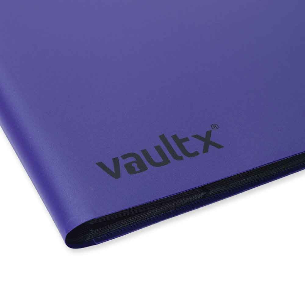 VaultX - 9-Pocket Strap Binder - Purple