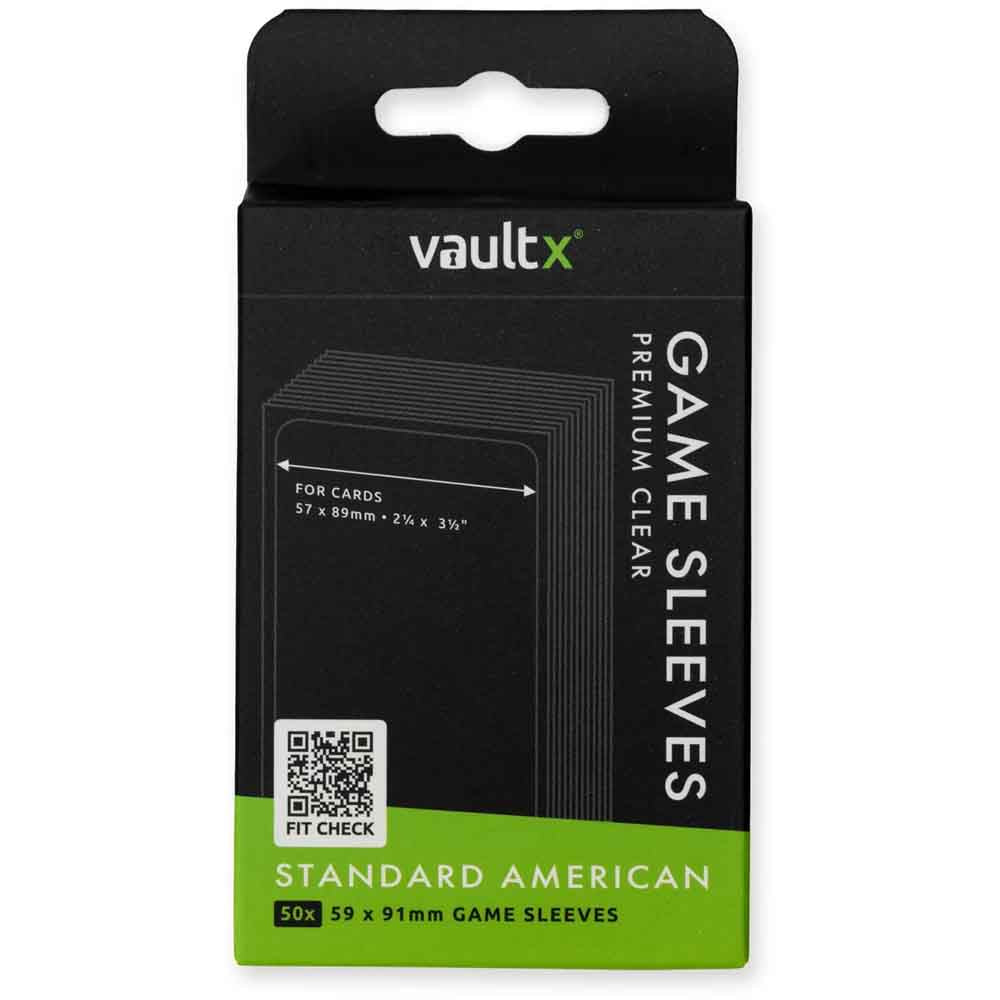 VaultX - Standard American Board Game Sleeves - 50stk