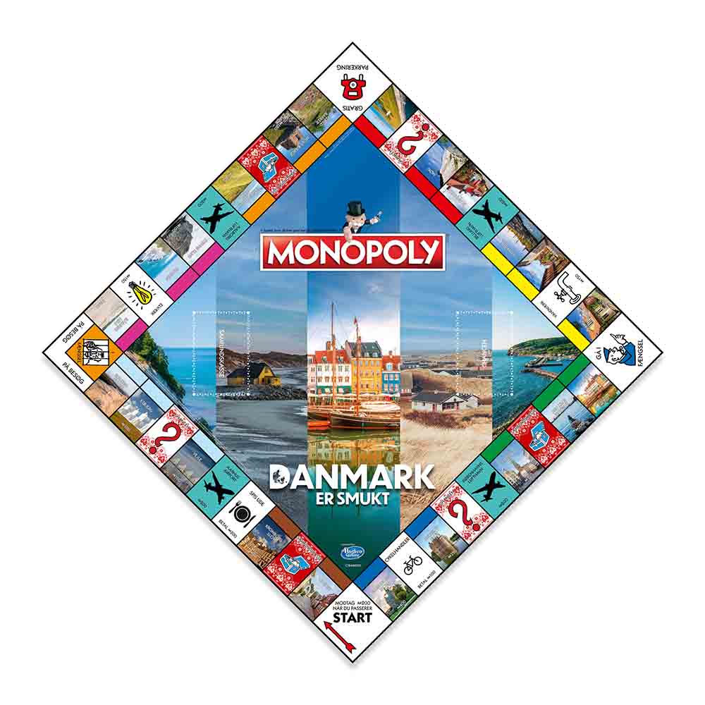 Hasbro - Monopoly - Danmark er smukt - Brætspil