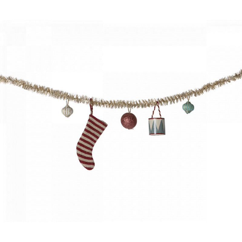 Maileg - Juleguirlande, Small - Guld