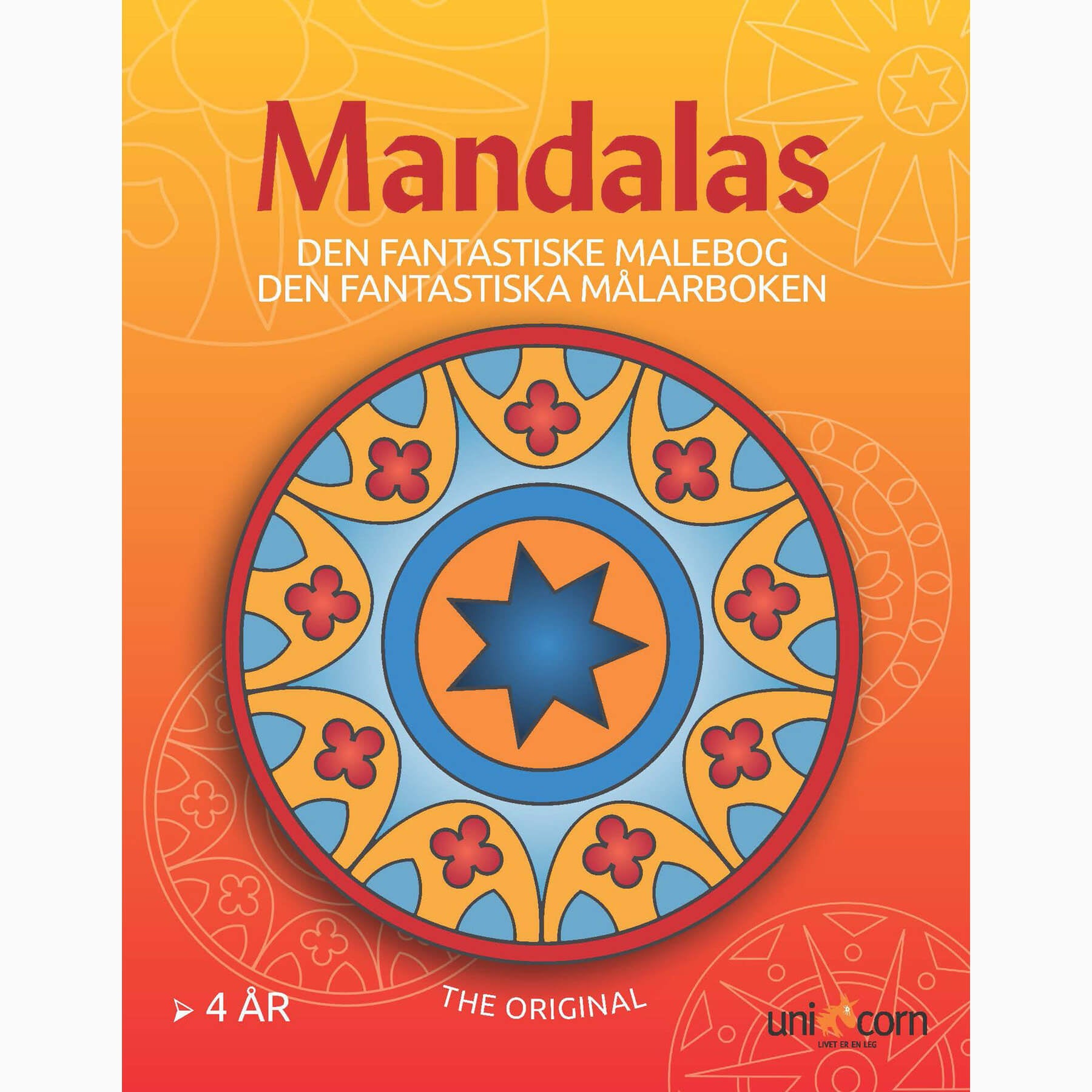 Mandalas - Den Fantastiske Malebog med Mandalas fra 4 år
