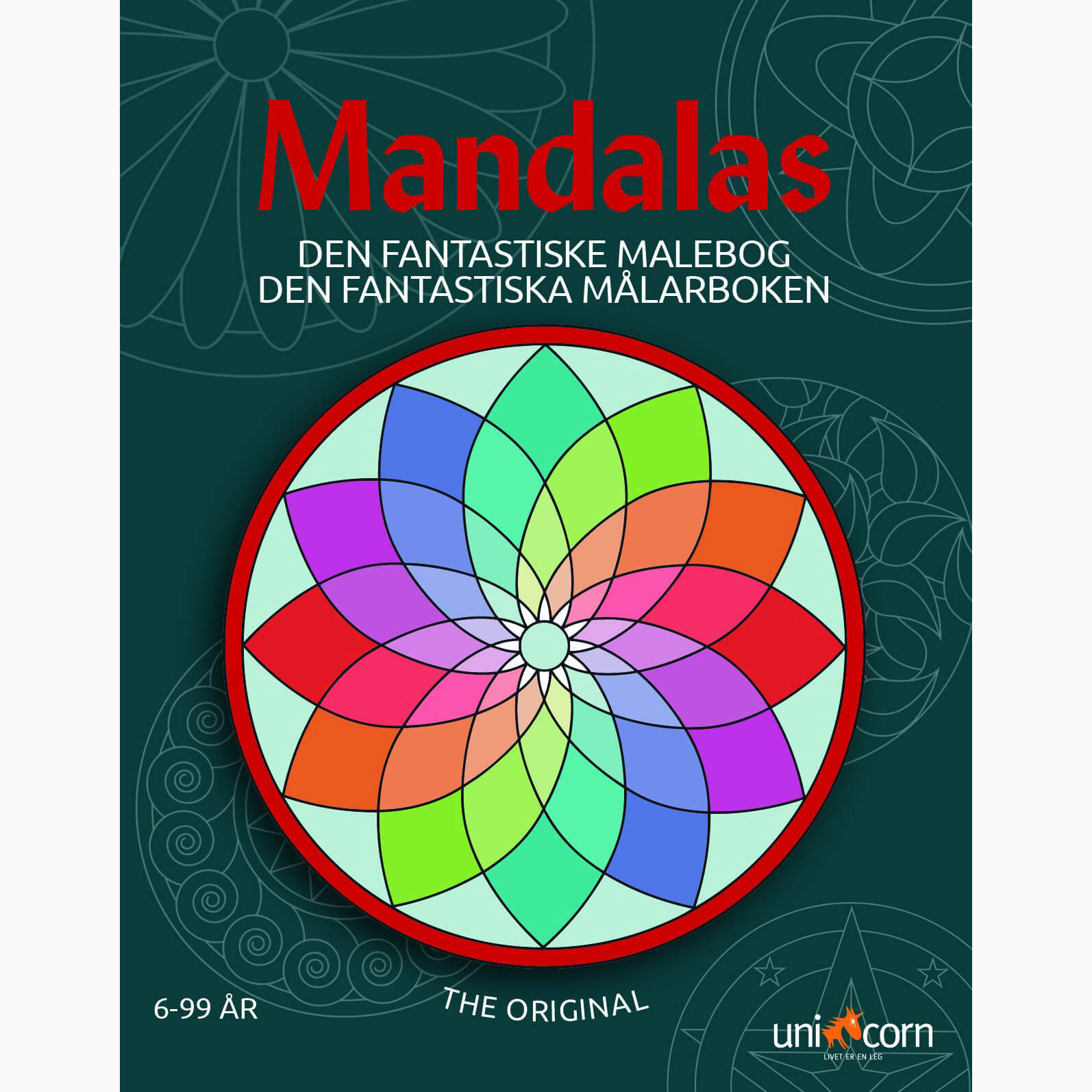 Mandalas - Den Fantastiske Malebog med Mandalas fra 6-99 år