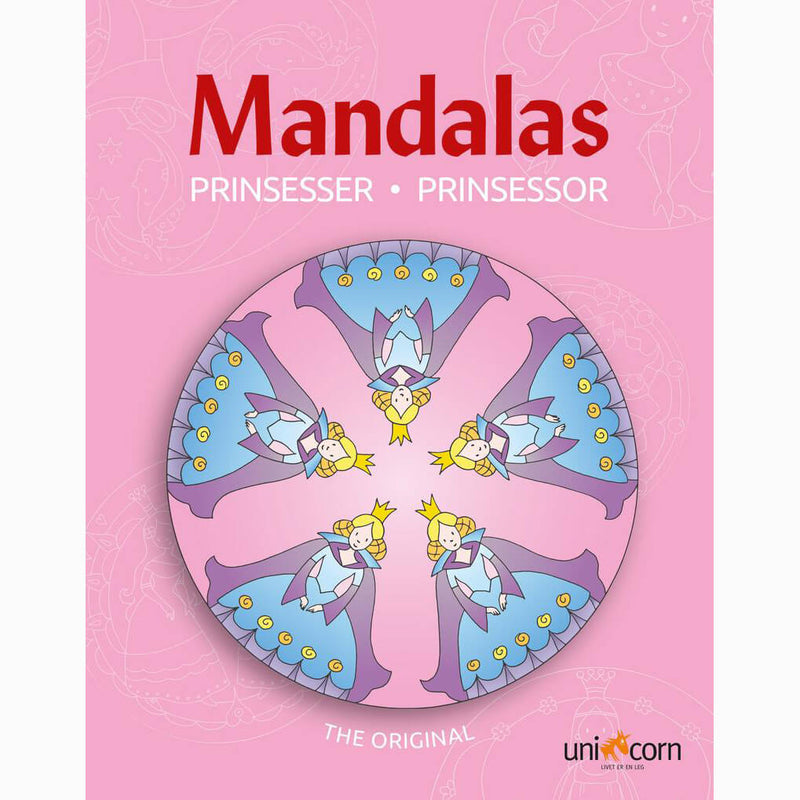 Mandalas - Malebog med prinsesser