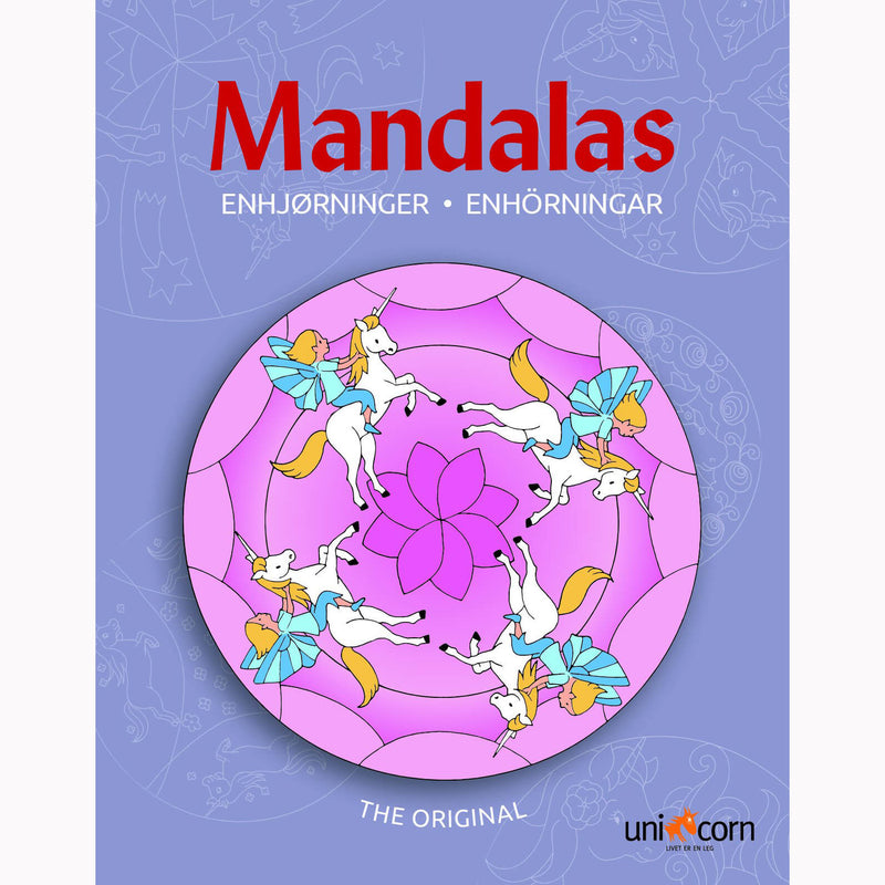 Mandalas - Malebog med enhjørninger