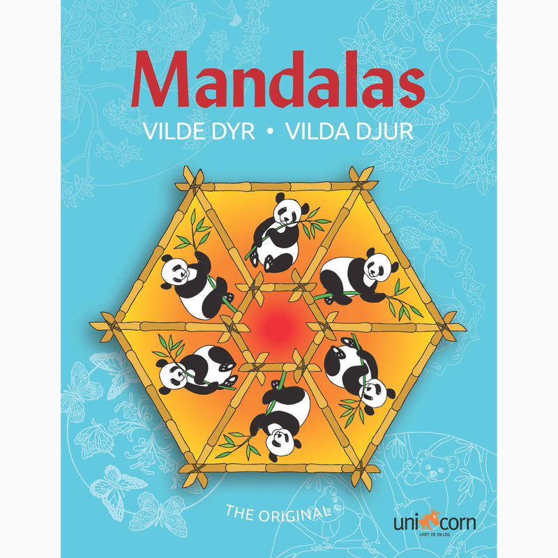 Mandalas - Malebog med vilde dyr