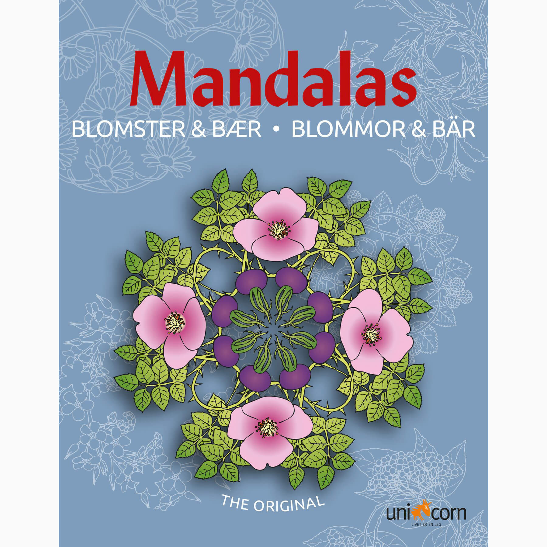 Mandalas - Malebog med Blomster & Bær