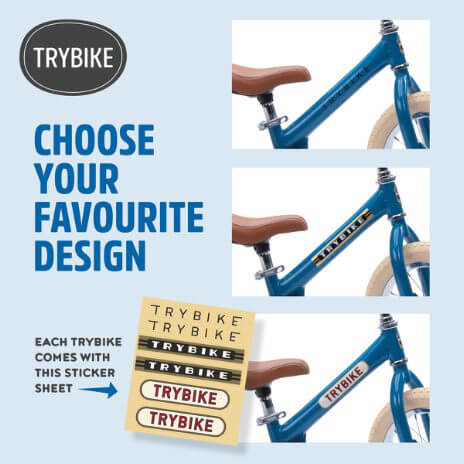 TryBike - Balancecykel - Tre hjul - Blå