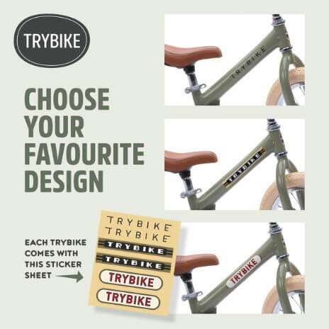 TryBike - Balancecykel - Tre hjul - Grøn