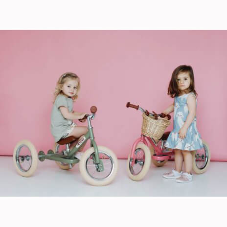 TryBike - Balancecykel - Tre hjul - Pink