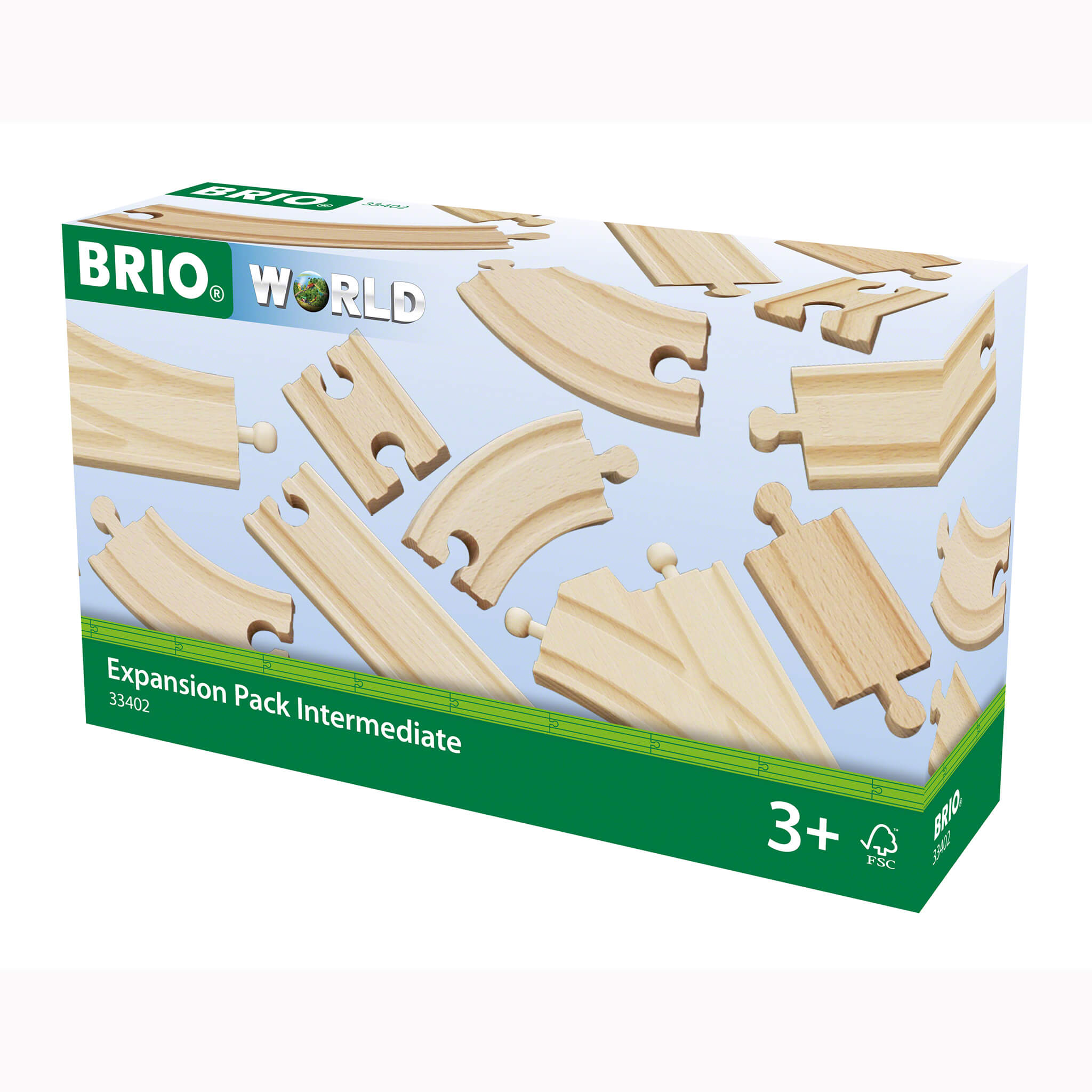 BRIO - Skinnesæt - 16 dele