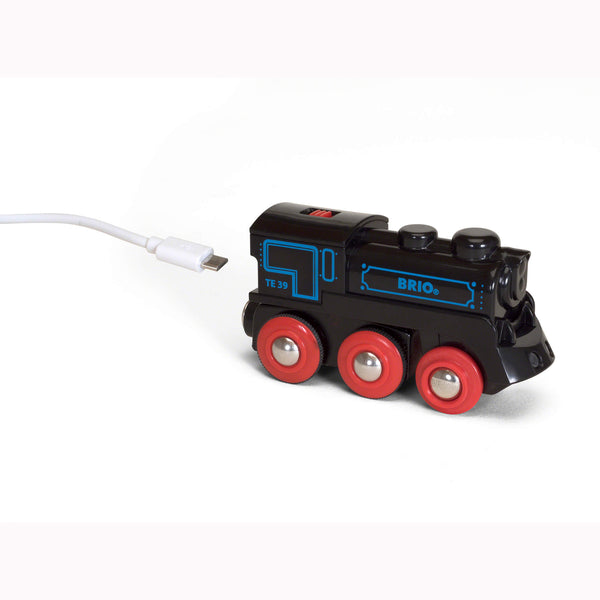 BRIO - Genopladeligt lokomotiv m/mini USB-kabel