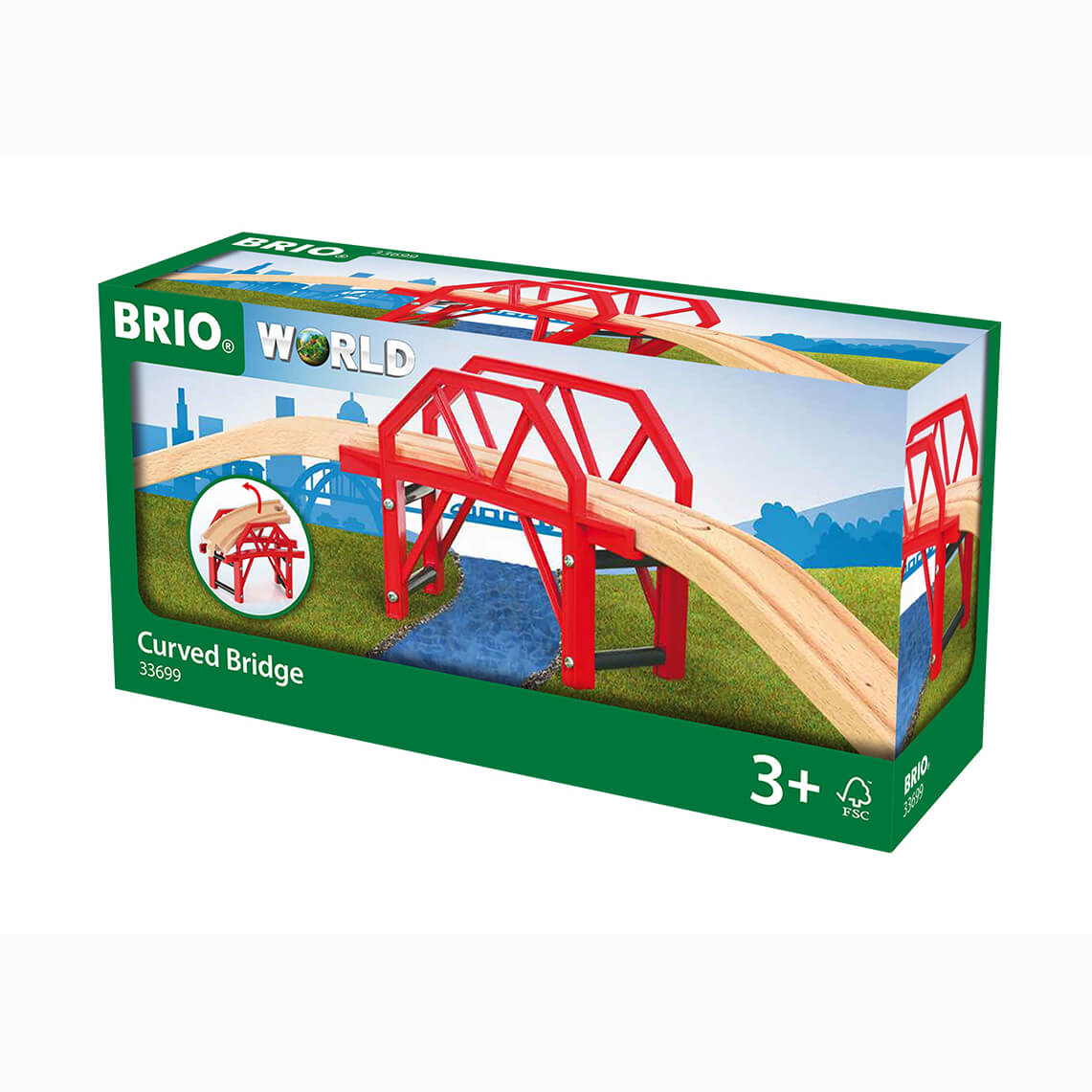 BRIO - Bro med opfartsskinner