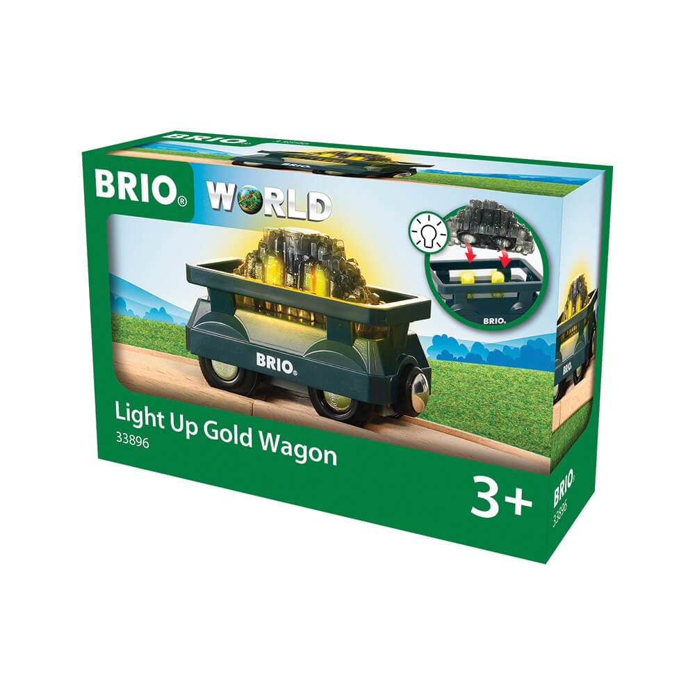 Brio - Guldvogn med lys