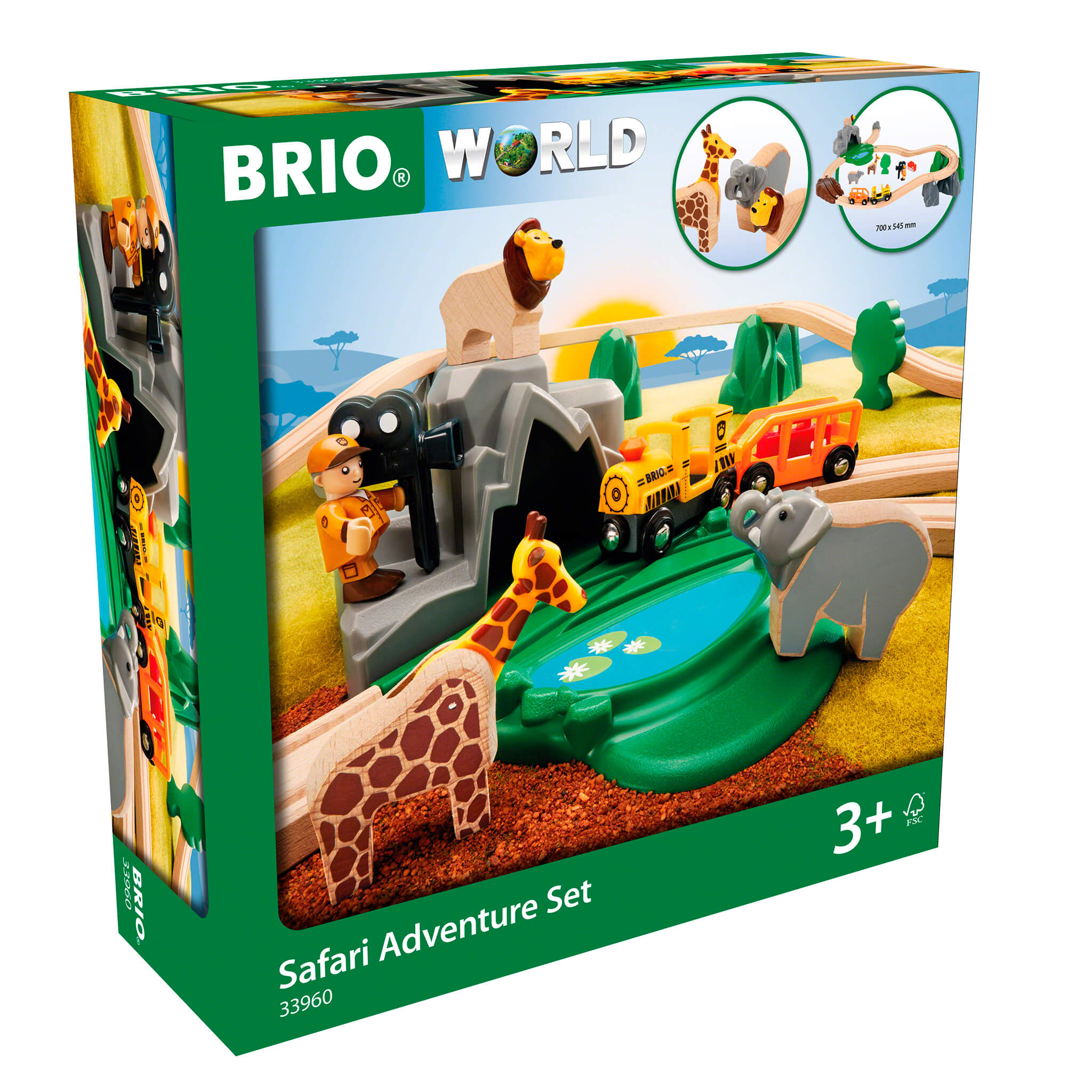 BRIO - Togbane - Safarieventyr