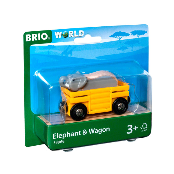 BRIO - Elefant og vogn