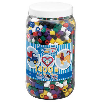 Hama - Maxi Perler i bøtte - 1400 stk.