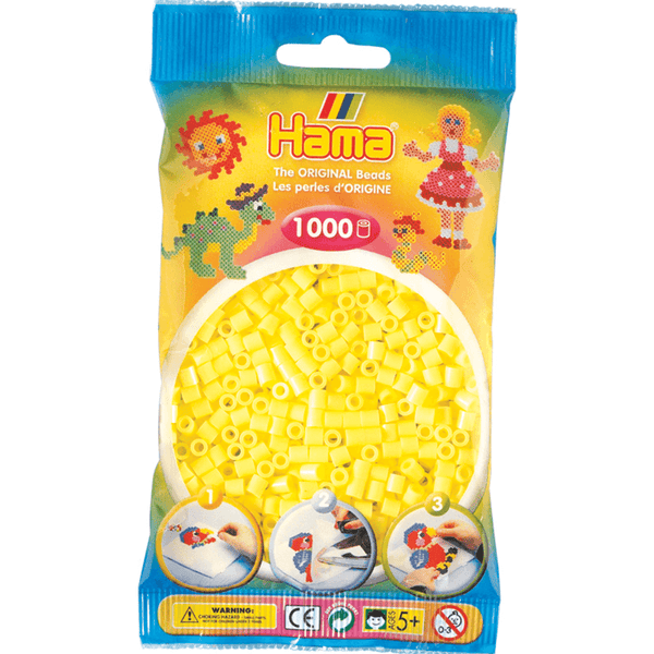 Hama - midi perler 1000stk pastel gul