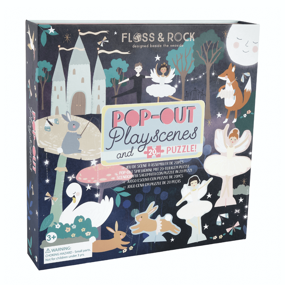 Floss & Rock - Pop Up, med puslespil - Eventyr