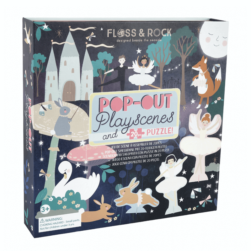 Floss & Rock - Pop Up, med puslespil - Eventyr