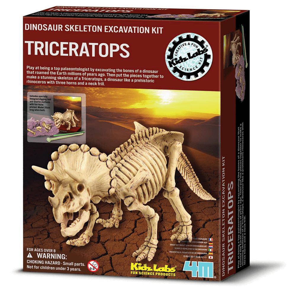 4M - Kidz Labs - Udhug Triceratops