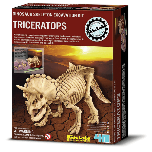 4M - Kidz Labs - Udhug Triceratops