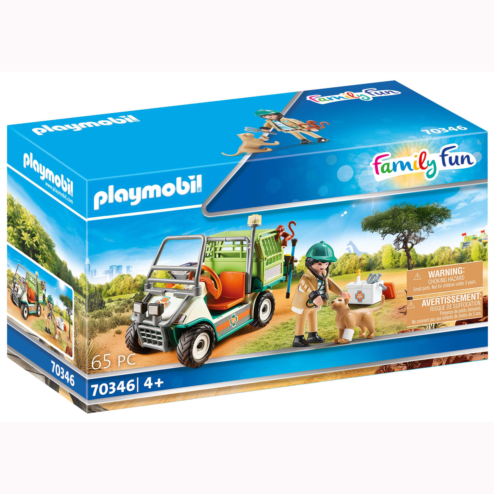 Playmobil - Zoo-dyrlæge med køretøj