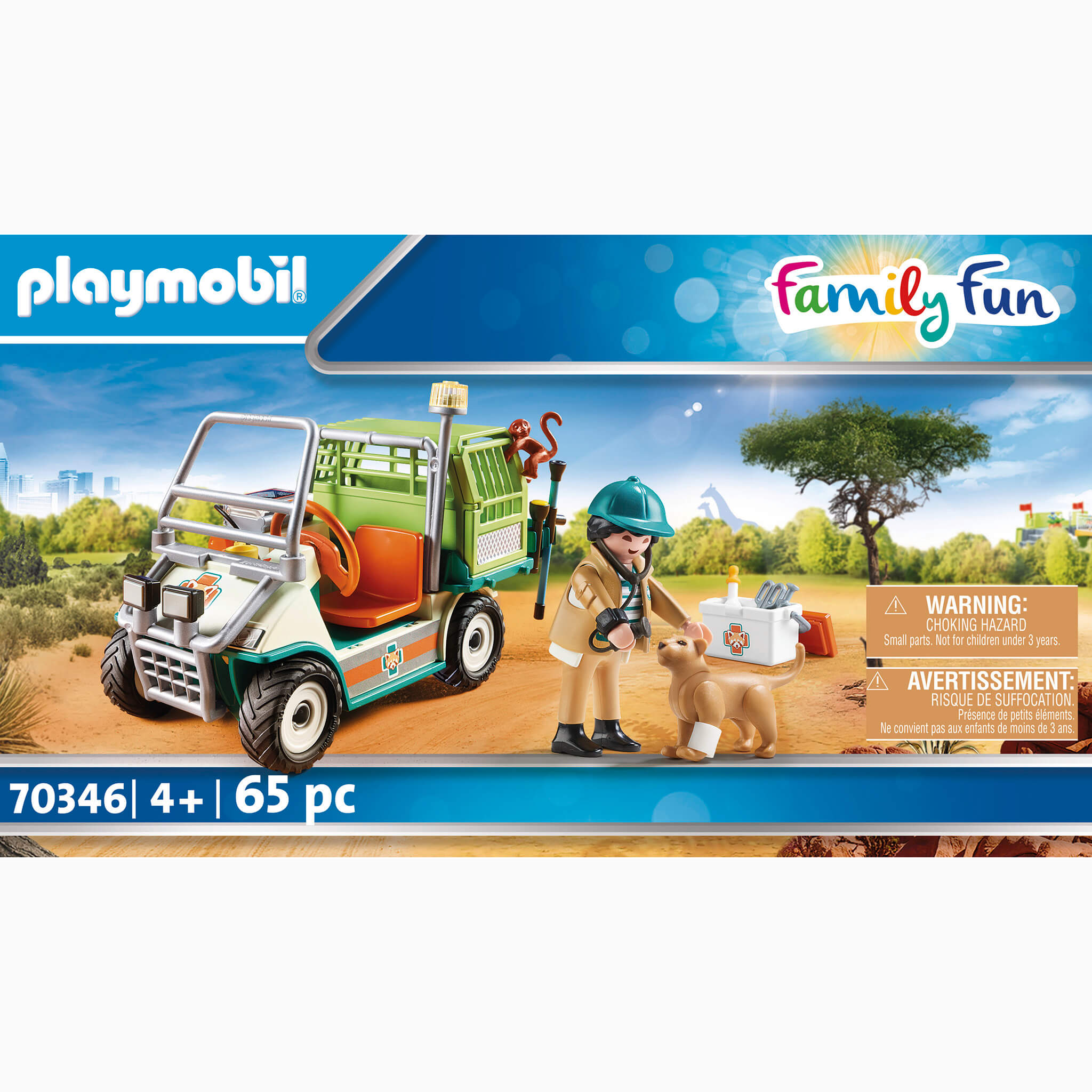 Playmobil - Zoo-dyrlæge med køretøj