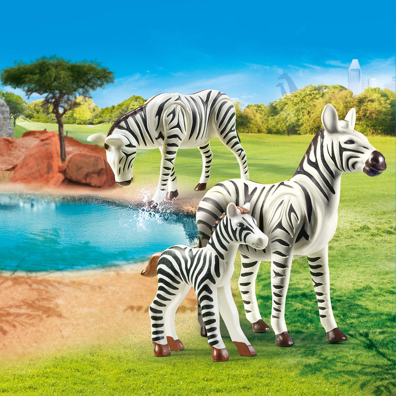 Playmobil - 2 zebraer med baby