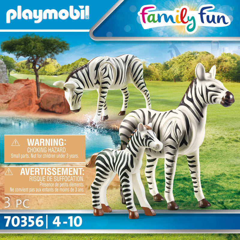 Playmobil - 2 zebraer med baby