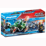 Playmobil - Politikøretøj: Forfølgelse af pengerøveren