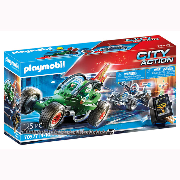 Playmobil - Politikøretøj: Forfølgelse af pengerøveren