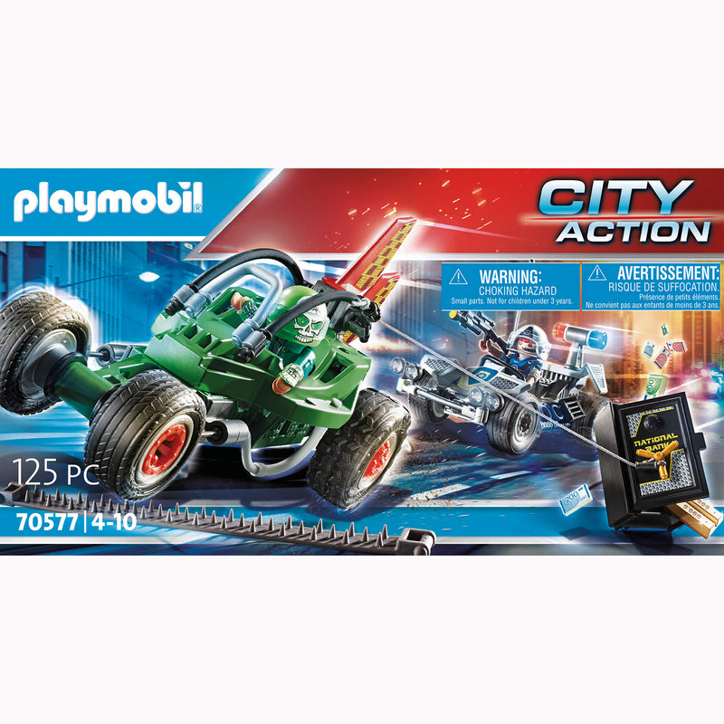 Playmobil - Politikøretøj: Forfølgelse af pengerøveren