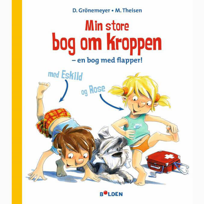 Forlaget Bolden - Min store bog om kroppen – en bog med flapper!