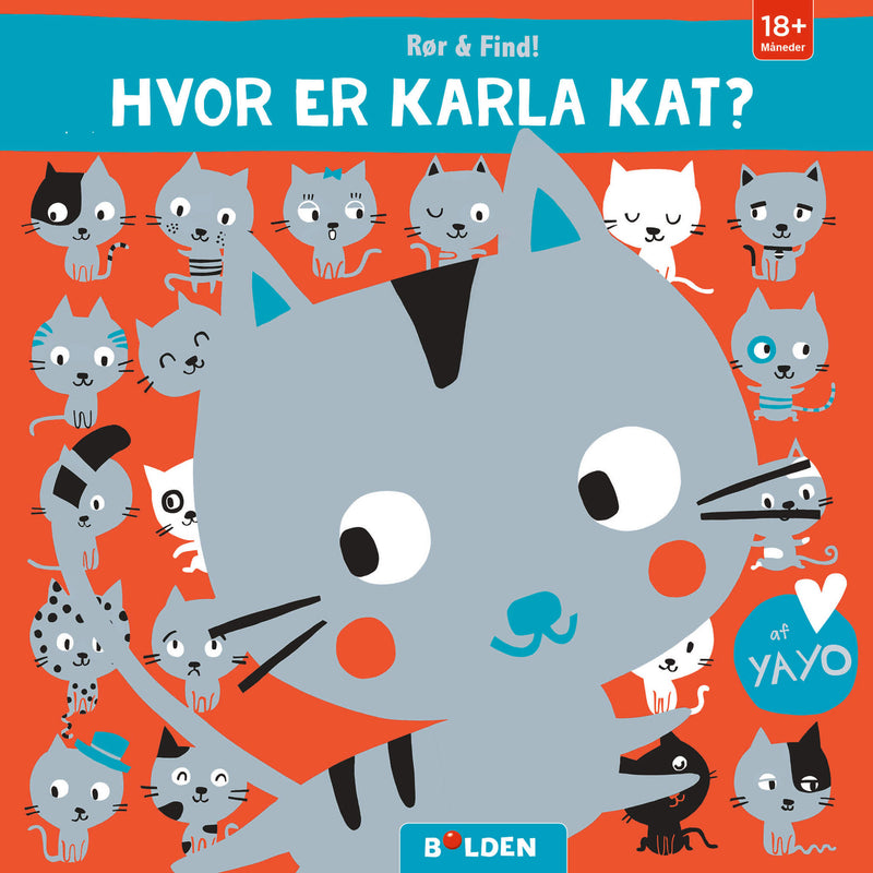 Forlaget Bolden - Rør og find: Hvor er Karla kat?