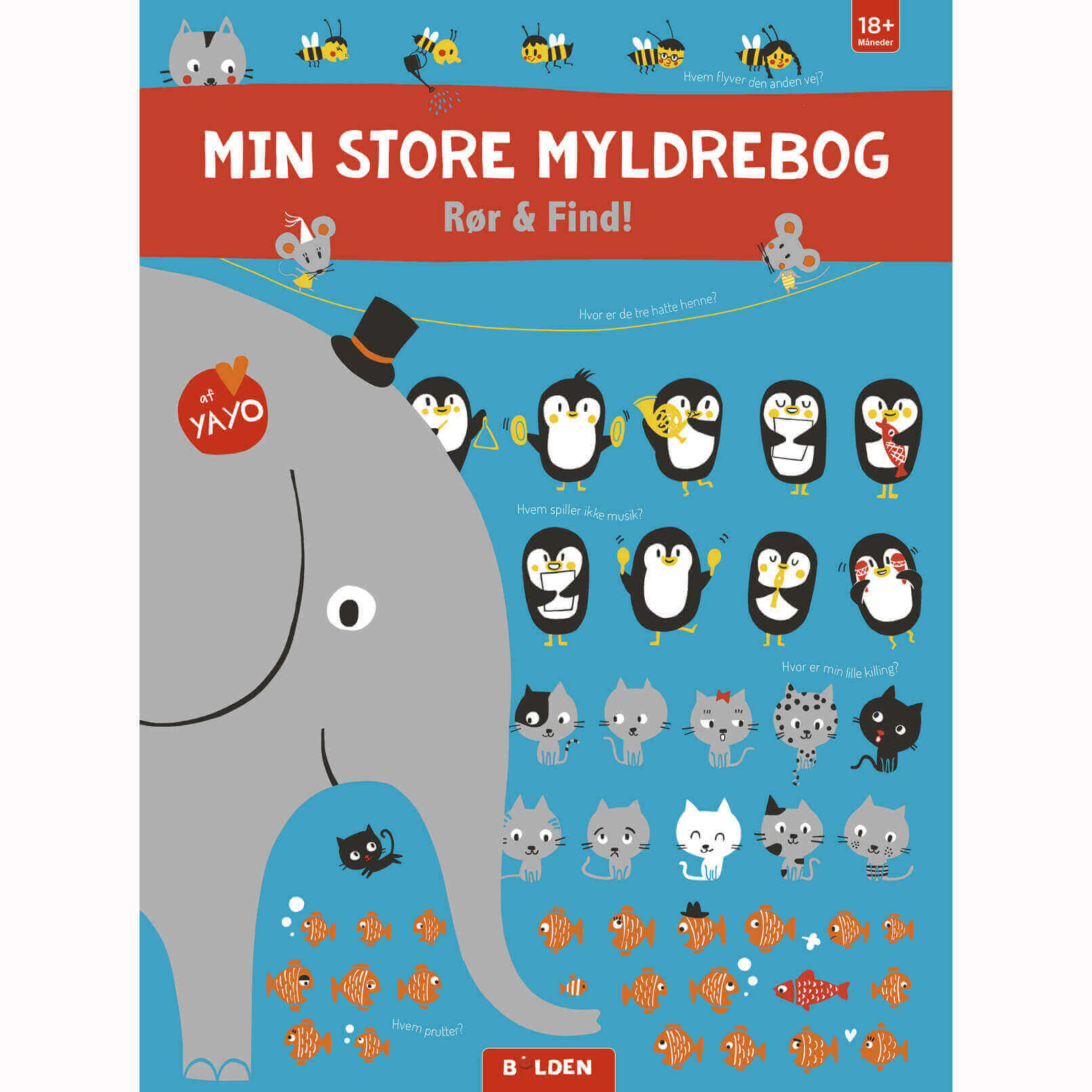 Forlaget Bolden - Min store myldrebog – Rør og Find!